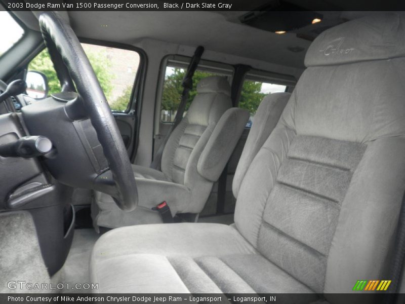 Black / Dark Slate Gray 2003 Dodge Ram Van 1500 Passenger Conversion