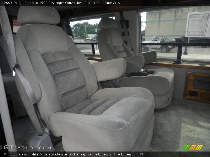 Black / Dark Slate Gray 2003 Dodge Ram Van 1500 Passenger Conversion