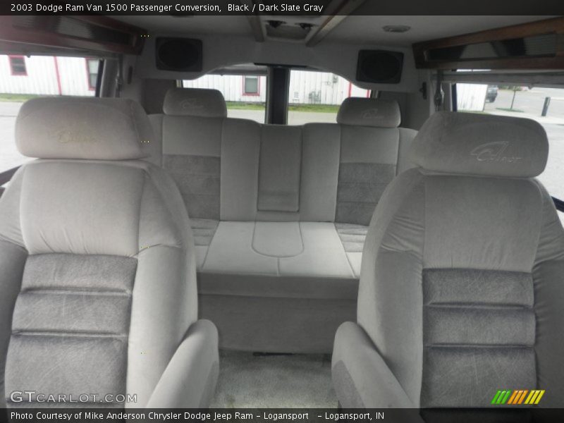 Black / Dark Slate Gray 2003 Dodge Ram Van 1500 Passenger Conversion