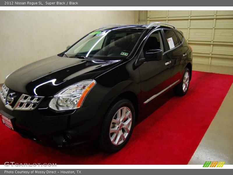 Super Black / Black 2012 Nissan Rogue SL