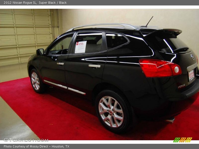 Super Black / Black 2012 Nissan Rogue SL