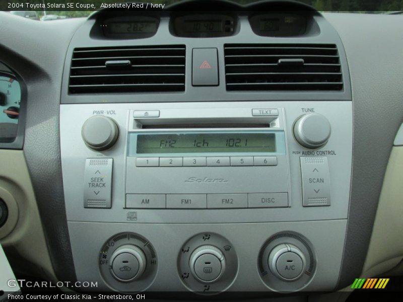 Absolutely Red / Ivory 2004 Toyota Solara SE Coupe