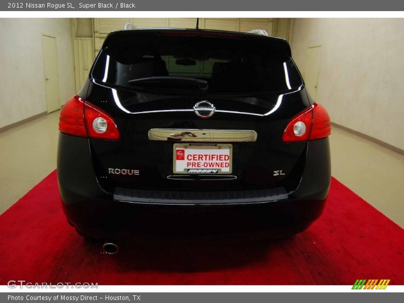 Super Black / Black 2012 Nissan Rogue SL