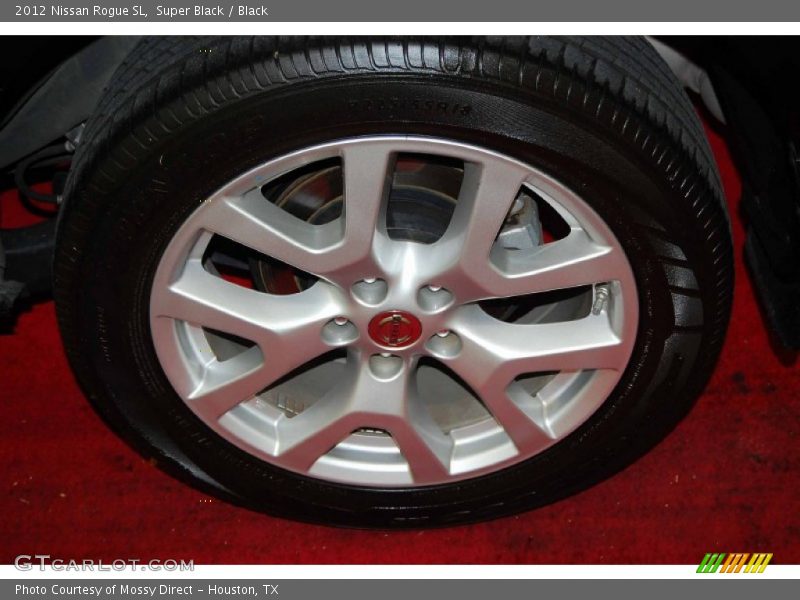 Super Black / Black 2012 Nissan Rogue SL