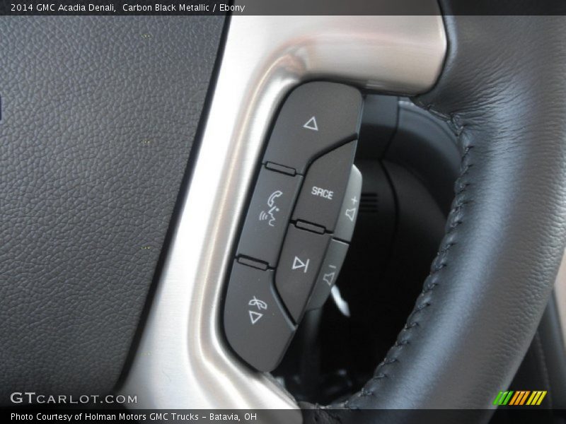 Carbon Black Metallic / Ebony 2014 GMC Acadia Denali