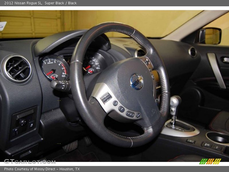 Super Black / Black 2012 Nissan Rogue SL
