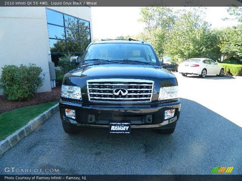 Liquid Onyx Black / Wheat 2010 Infiniti QX 56 4WD