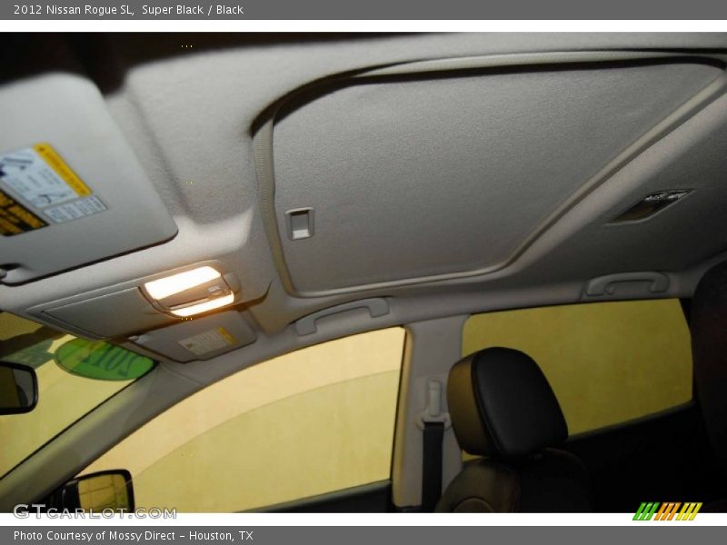 Super Black / Black 2012 Nissan Rogue SL