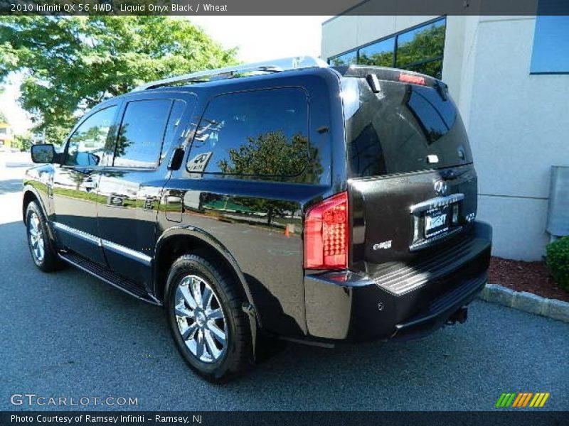 Liquid Onyx Black / Wheat 2010 Infiniti QX 56 4WD