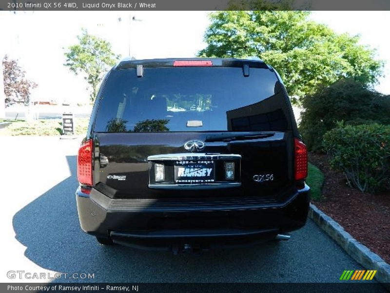 Liquid Onyx Black / Wheat 2010 Infiniti QX 56 4WD