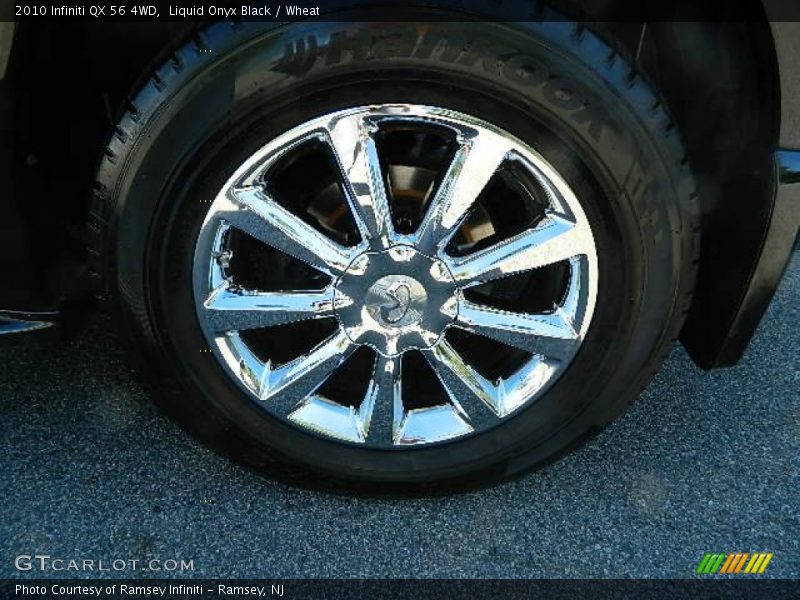 Liquid Onyx Black / Wheat 2010 Infiniti QX 56 4WD