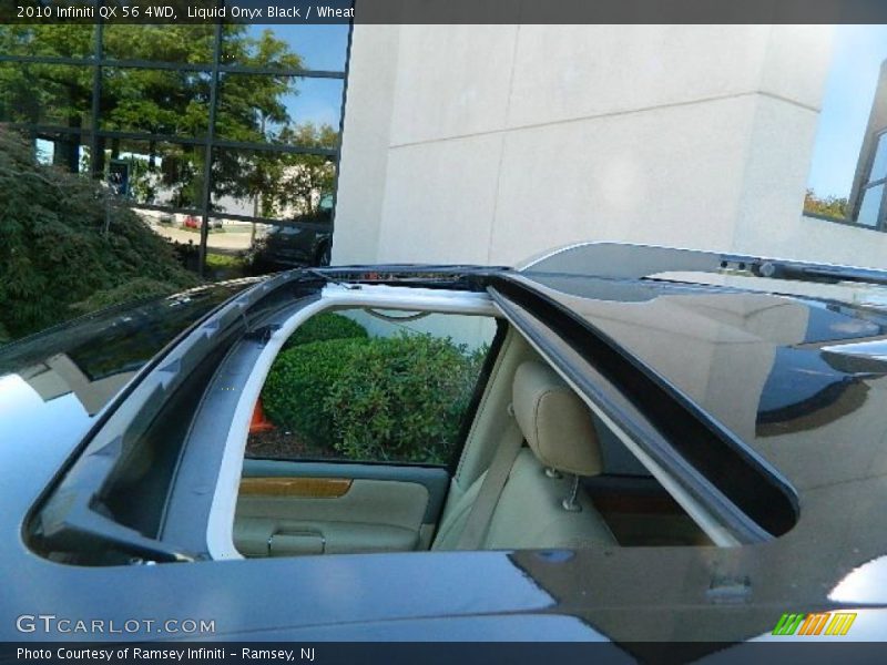 Liquid Onyx Black / Wheat 2010 Infiniti QX 56 4WD