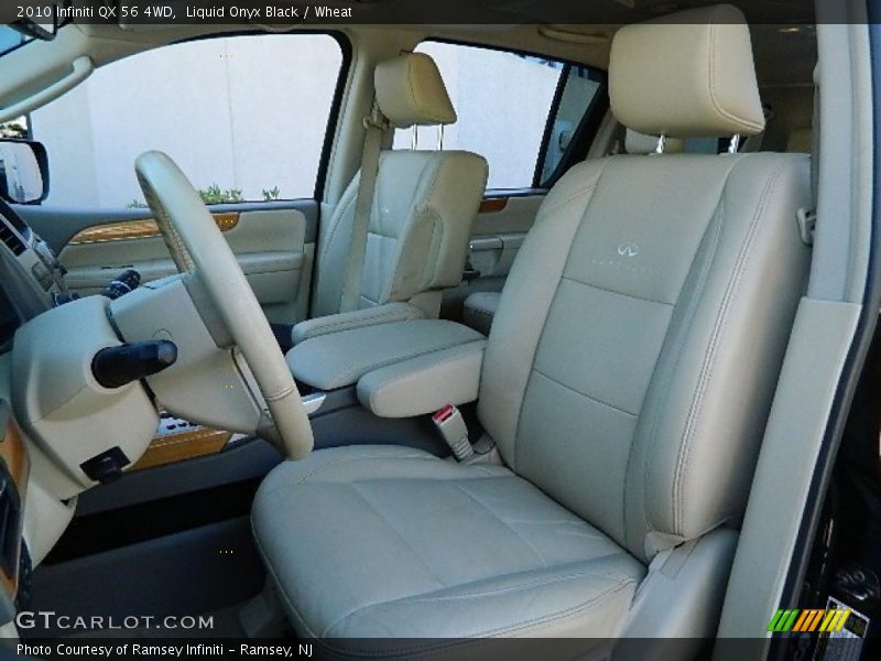 Liquid Onyx Black / Wheat 2010 Infiniti QX 56 4WD