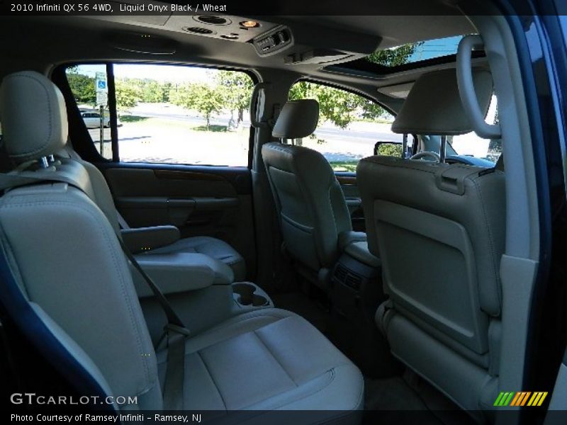 Liquid Onyx Black / Wheat 2010 Infiniti QX 56 4WD