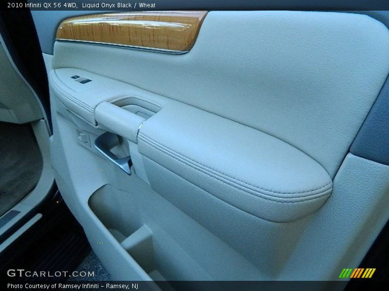 Liquid Onyx Black / Wheat 2010 Infiniti QX 56 4WD
