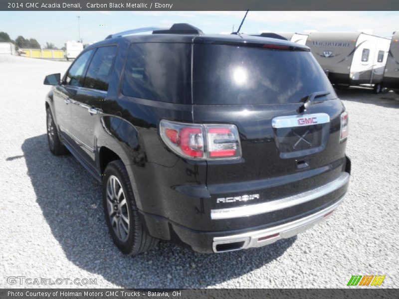 Carbon Black Metallic / Ebony 2014 GMC Acadia Denali