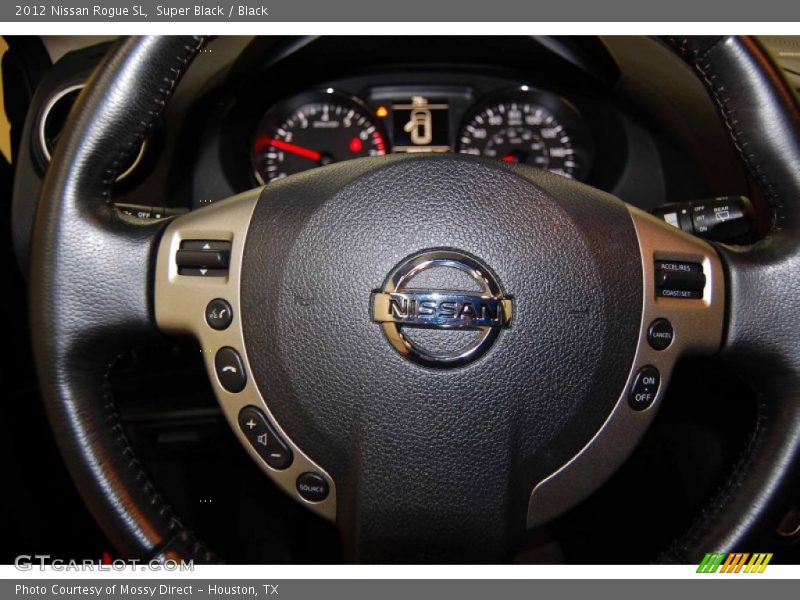Super Black / Black 2012 Nissan Rogue SL
