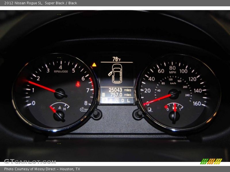 Super Black / Black 2012 Nissan Rogue SL