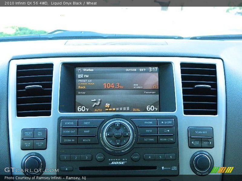 Liquid Onyx Black / Wheat 2010 Infiniti QX 56 4WD