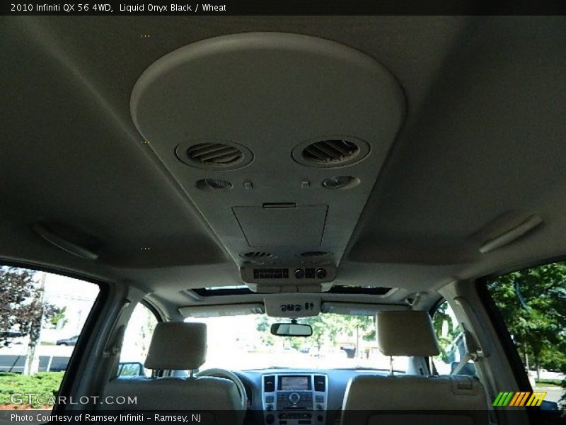 Liquid Onyx Black / Wheat 2010 Infiniti QX 56 4WD