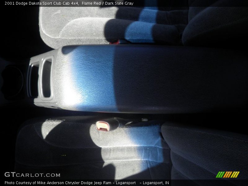 Flame Red / Dark Slate Gray 2001 Dodge Dakota Sport Club Cab 4x4