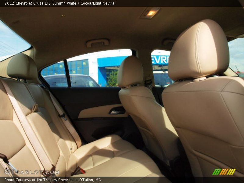 Summit White / Cocoa/Light Neutral 2012 Chevrolet Cruze LT