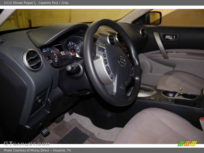 Cayenne Red / Gray 2013 Nissan Rogue S