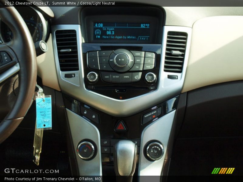 Summit White / Cocoa/Light Neutral 2012 Chevrolet Cruze LT