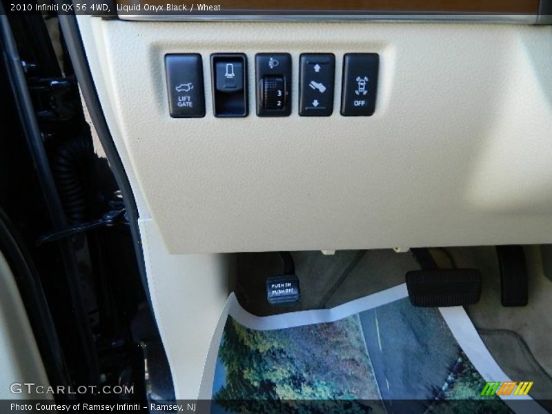 Liquid Onyx Black / Wheat 2010 Infiniti QX 56 4WD