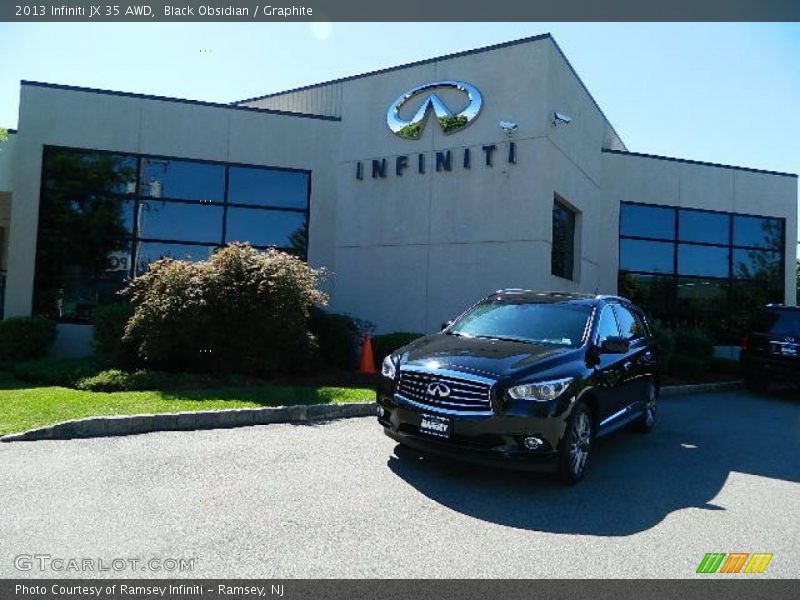 Black Obsidian / Graphite 2013 Infiniti JX 35 AWD