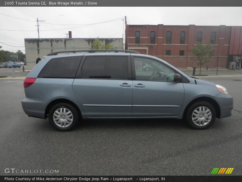 Blue Mirage Metallic / Stone 2005 Toyota Sienna CE