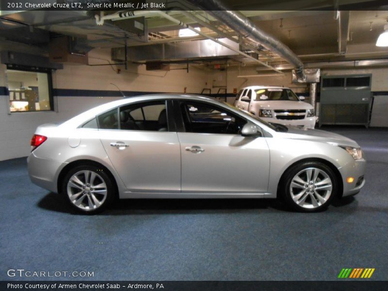 Silver Ice Metallic / Jet Black 2012 Chevrolet Cruze LTZ