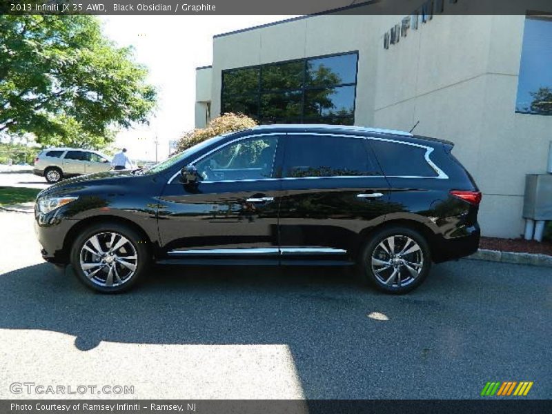 Black Obsidian / Graphite 2013 Infiniti JX 35 AWD