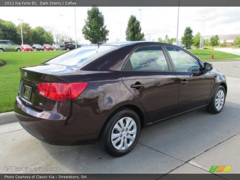 Dark Cherry / Coffee 2011 Kia Forte EX
