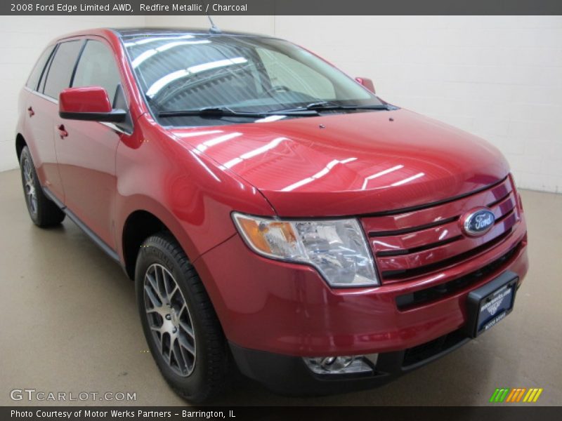 Redfire Metallic / Charcoal 2008 Ford Edge Limited AWD