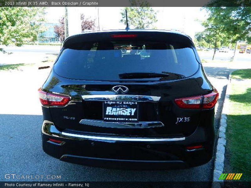 Black Obsidian / Graphite 2013 Infiniti JX 35 AWD