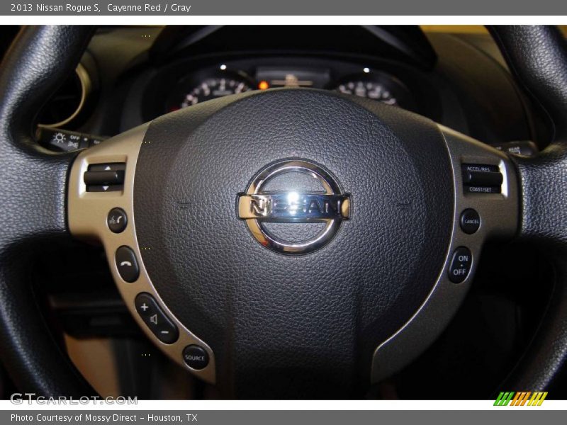 Cayenne Red / Gray 2013 Nissan Rogue S