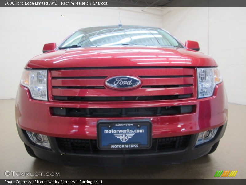 Redfire Metallic / Charcoal 2008 Ford Edge Limited AWD