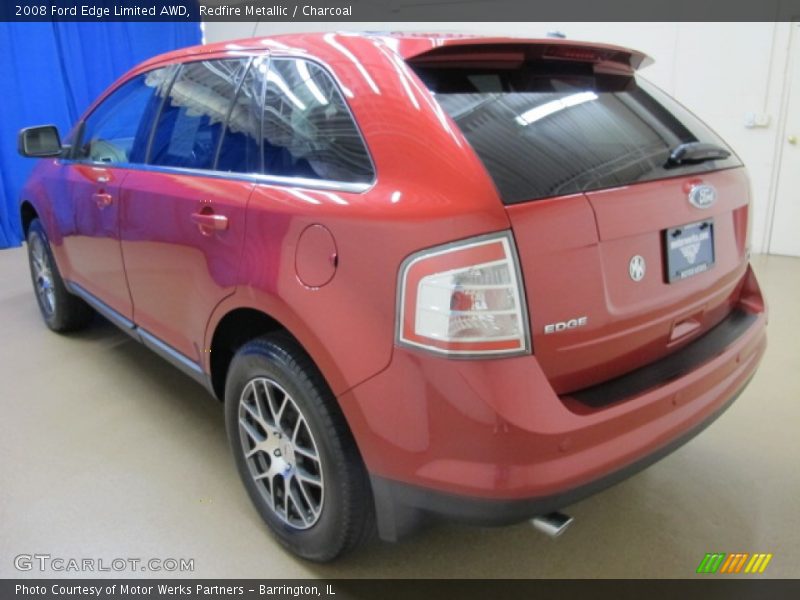 Redfire Metallic / Charcoal 2008 Ford Edge Limited AWD