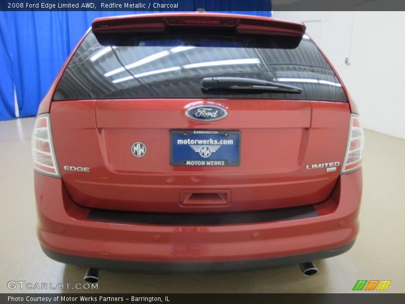 Redfire Metallic / Charcoal 2008 Ford Edge Limited AWD