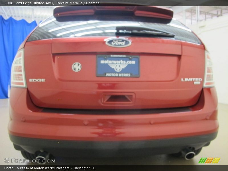Redfire Metallic / Charcoal 2008 Ford Edge Limited AWD