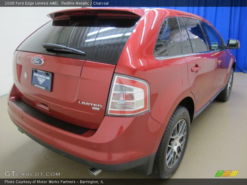 Redfire Metallic / Charcoal 2008 Ford Edge Limited AWD