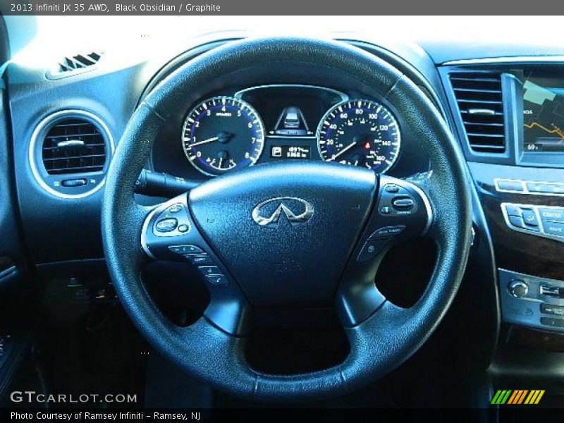 Black Obsidian / Graphite 2013 Infiniti JX 35 AWD