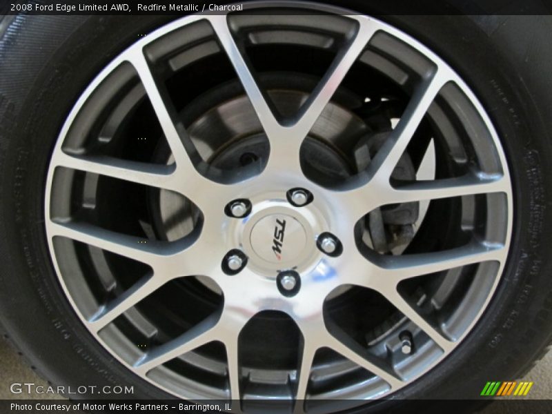 Redfire Metallic / Charcoal 2008 Ford Edge Limited AWD