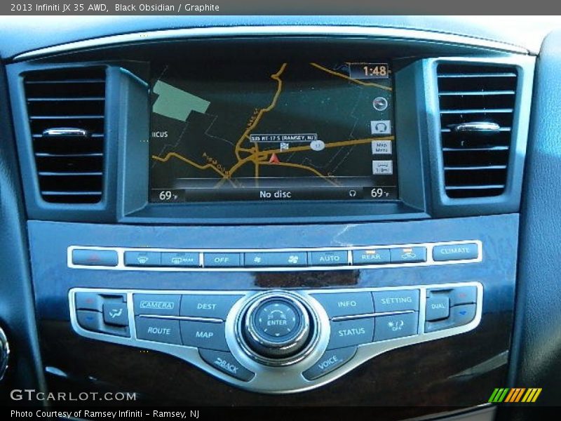 Black Obsidian / Graphite 2013 Infiniti JX 35 AWD