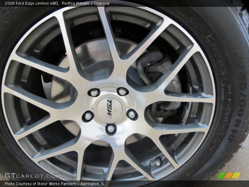 Redfire Metallic / Charcoal 2008 Ford Edge Limited AWD