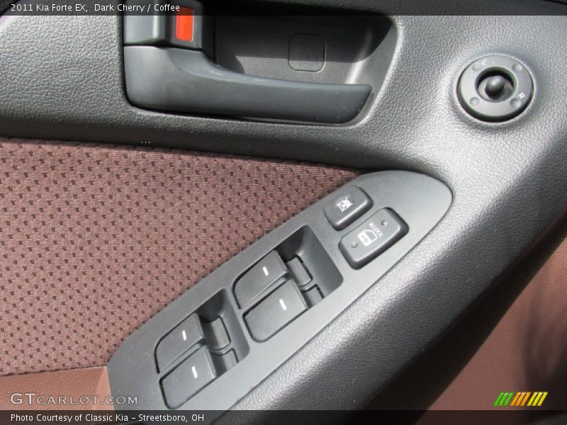 Dark Cherry / Coffee 2011 Kia Forte EX