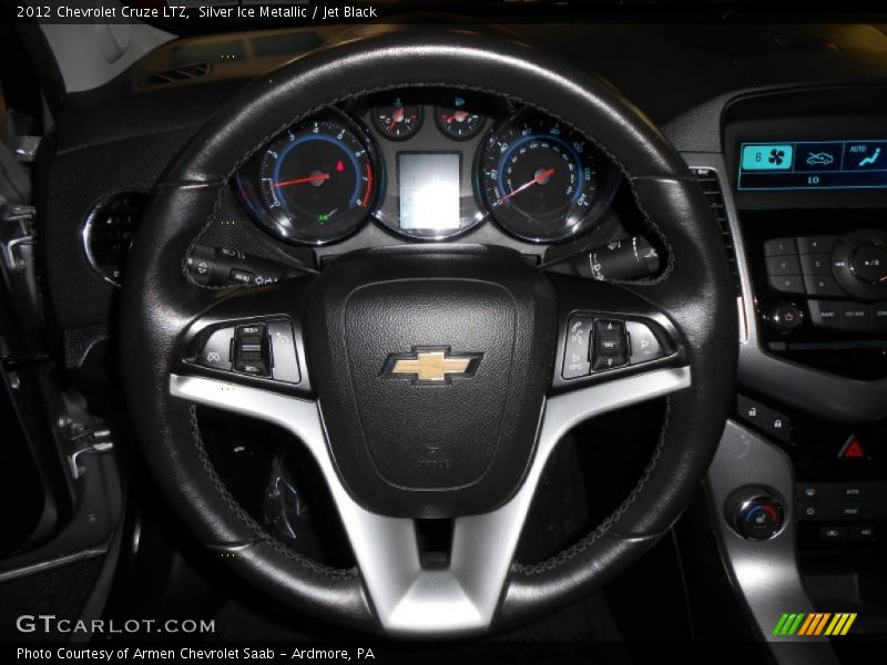 Silver Ice Metallic / Jet Black 2012 Chevrolet Cruze LTZ
