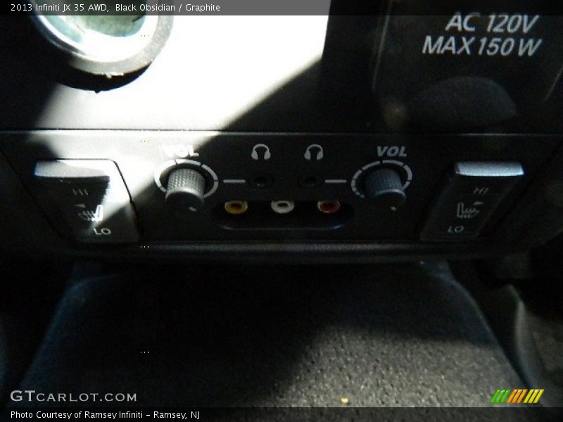 Black Obsidian / Graphite 2013 Infiniti JX 35 AWD