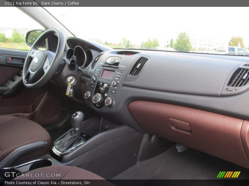 Dark Cherry / Coffee 2011 Kia Forte EX